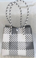 Bags from Recycled Plastic (Box Silver / White)