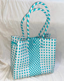 Bags from Recycled Plastic (White / Pastel Green)