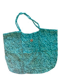 Summer Bag, Sarong or Leather Strap Bag