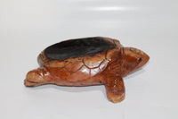 Teak Wood Turtle got Burned