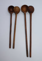 Straight Round Spoon, Coffee-Juice-Sugar (Teak)