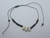 Anklet with Shells and Artificial Stone