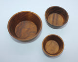 Small Bowl as Set of 3 (Teak)