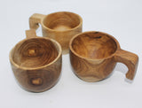 Coffee Cups from Teak Wood