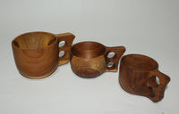 Coffee Cups from Teak Wood