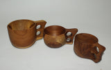 Coffee Cups from Teak Wood