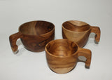 Coffee Cups from Teak Wood