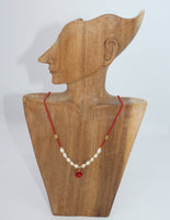 Necklace with Crystal and Pearls