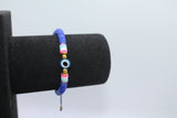 Bracelet from Vinyl with Evil Eye