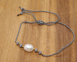 Bracelet with Large Water Pearl