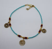 Anklet or Bracelets in Turquoise / India Style