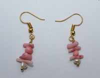 Earrings with Shells and Pearl