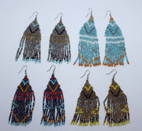 Long Earrings from Beads