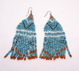 Long Earrings from Beads