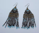 Long Earrings from Beads