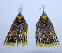 Long Earrings from Beads