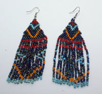 Long Earrings from Beads