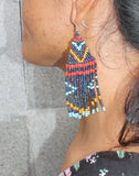 Long Earrings from Beads