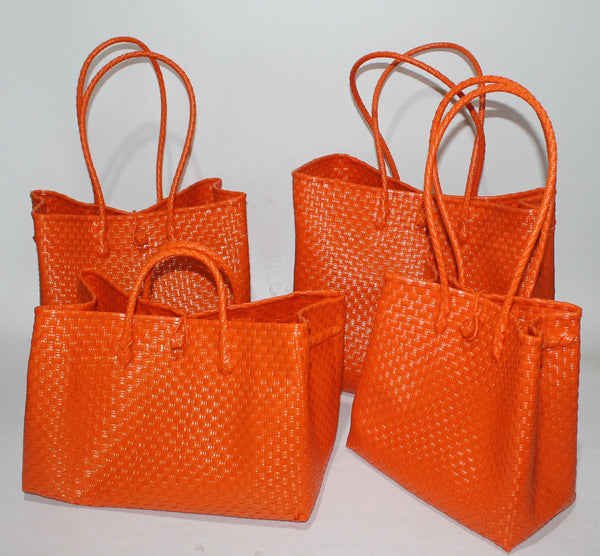 Bags from Recycled Plastic (Orange)