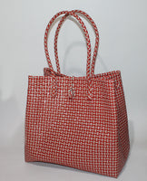 Bags from Recycled Plastic (Red / White)