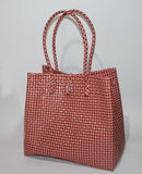 Bags from Recycled Plastic (Red / White)