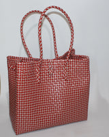 Bags from Recycled Plastic (Red / White)