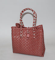 Bags from Recycled Plastic (Red / White)