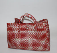 Bags from Recycled Plastic (Red / White)