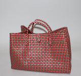 Bags from Recycled Plastic (Red / White)