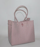 Bags from Recycled Plastic (White / Red)