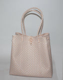 Bags from Recycled Plastic (White / Gold)