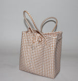 Bags from Recycled Plastic (White / Gold)