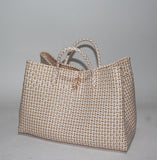 Bags from Recycled Plastic (White / Gold)