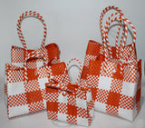 Bags from Recycled Plastic (Box Orange / White)