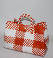 Bags from Recycled Plastic (Box Orange / White)