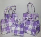 Bags from Recycled Plastic (Box Purple / White)