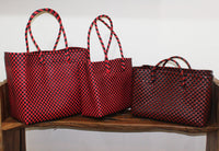 Bags from Recycled Plastic (Red / Black No Lock)