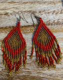 Long Earrings from Beads