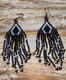 Long Earrings from Beads