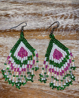 Long Earrings from Beads