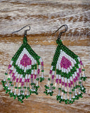 Long Earrings from Beads