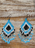 Long Earrings from Beads