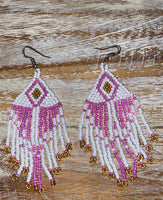 Long Earrings from Beads