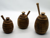 Honey Pot from Teak (Teak)