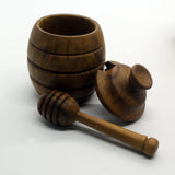 Honey Pot from Teak (Teak)