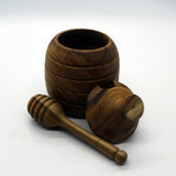 Honey Pot from Teak (Teak)