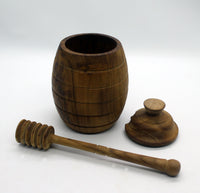 Honey Pot from Teak (Teak)