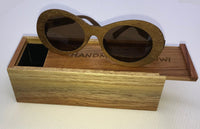 Lady Sunglasses Made From Wood (Brown Lens)