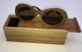 Lady Sunglasses Made From Wood (Brown Lens)