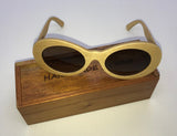 Lady Sunglasses Made From Wood (Brown Lens)